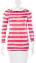 Thumbnail for your product : Tory Burch Striped Long Sleeve T-Shirt