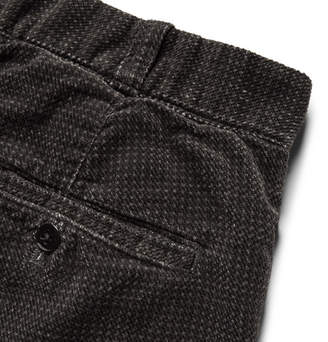 Chimala Wide-Leg Checked Cotton-Corduroy Trousers