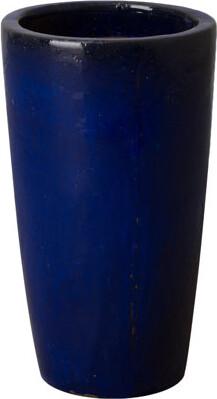 Emissary Home and Garden Unglazed Rim Round Pot Planter