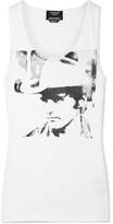 CALVIN KLEIN 205W39NYC - + Andy Warhol Foundation Printed Ribbed Stretch-cotton Jersey Tank - White