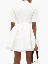 Thumbnail for your product : Marques Almeida Gathered Taffeta Mini Dress - White