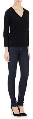 Barneys New York Women's Cashmere V-Neck Sweater-Black