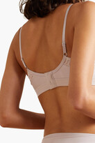 Thumbnail for your product : Hanro Alena stretch-jacquard and lace triangle bra