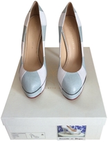 Thumbnail for your product : Charlotte Olympia Grey Exotic leathers Heels