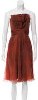 Thumbnail for your product : Carolina Herrera Silk Abstract Dress