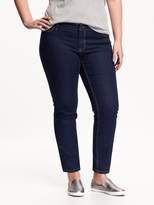 Thumbnail for your product : Old Navy Women's Plus Dark-Wash Skinny Jeans
