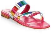 Thumbnail for your product : Manolo Blahnik Susa Rainbow Snakeskin Sandals