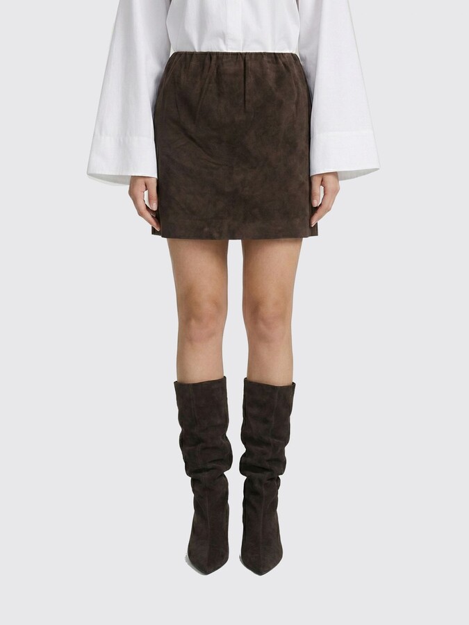 Rotate by Birger Christensen Skirt Woman color Brown