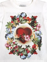 Thumbnail for your product : Dolce & Gabbana Heart Printed Cotton Jersey T-Shirt