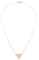 Thumbnail for your product : Anita Ko 18K Large Diamond Triangle Pendant Necklace