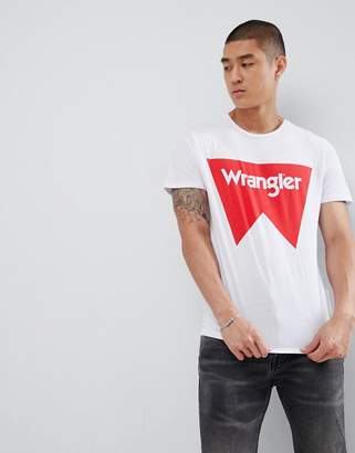 Wrangler basic red logo t-shirt