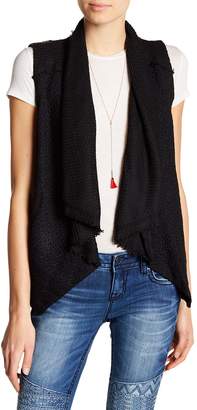 Miss Me Boho Luxe Print Knit Vest