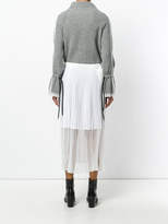 Thumbnail for your product : Sacai pleated detail jumper dress