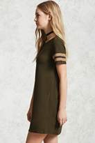 Thumbnail for your product : Forever 21 Varsity Stripe T-Shirt Dress