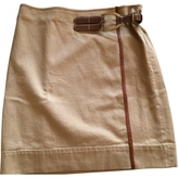 Thumbnail for your product : Ralph Lauren COLLECTION Beige Cotton Skirt
