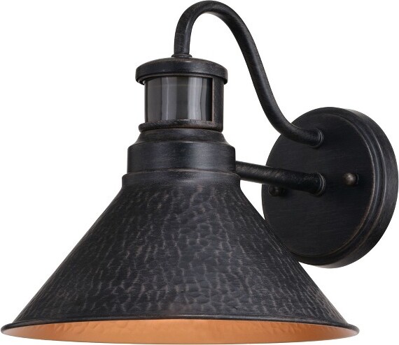 Vaxcel VaxcelOutland1-LightWallLightinAgedIron/LightGold
