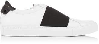 Givenchy Urban Street Low Top Leather Trainers - Mens - Black White