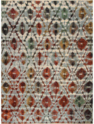 Samad Rugs Rectangle Shibori Rectangle 8' X 10' Wool Area Rug