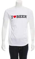 Thumbnail for your product : DSQUARED2 I Love Beer Print Short Sleeve T-Shirt w/ Tags