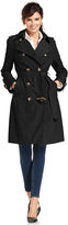 Thumbnail for your product : London Fog Double-Breasted Belted Trench Coat