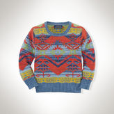Thumbnail for your product : Ralph Lauren Patterned Cotton Sweater