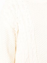 Thumbnail for your product : We Are Kindred Mirabelle cable-knit jumper