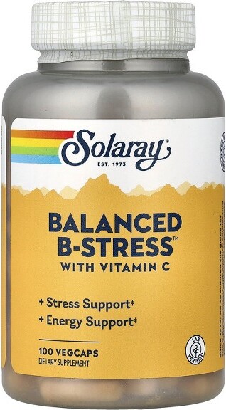 Solaray SolarayBalancedB-Stress™withVitaminC,100VegCaps