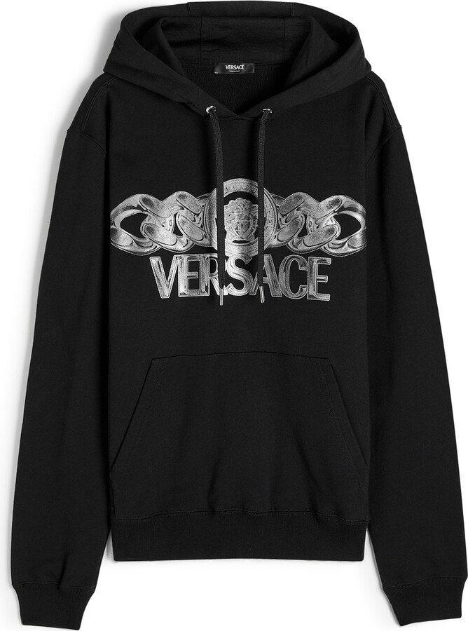 Versace Logo-printed Cotton Sweatshirt