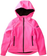 Thumbnail for your product : Weatherproof Embossed Pattern Softshell Hooded Fleece Jacket (Big Girls)