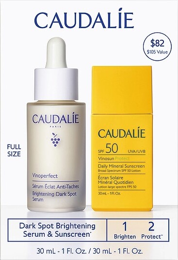 Vinoperfect Dark Spot Brightening Serum & Sunscreen SPF 50 Set