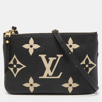 Louis Vuitton Bicolor Monogram Empreinte Leather Double Zip On Strap  Pochette - ShopStyle Clutches