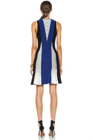 Thumbnail for your product : Ohne Titel Suspension Knit Dress in Royal, Black, & White