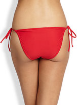 Thumbnail for your product : Cecilia Prado Patterned Side-Tie Bikini Bottom