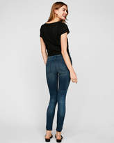 Thumbnail for your product : Express Mid Rise Bead Embellished Jean Leggings