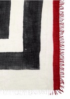 Thumbnail for your product : Nobrand 'Cubello' square stripe cashmere-silk scarf