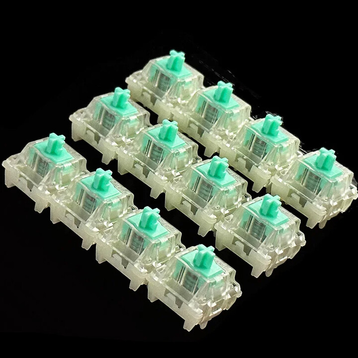 BQW Magnetic Switch Wooting Lekker Switch - Linear L60 DIY Customized Mechanical Keyboard Hall Sensor Green Switch