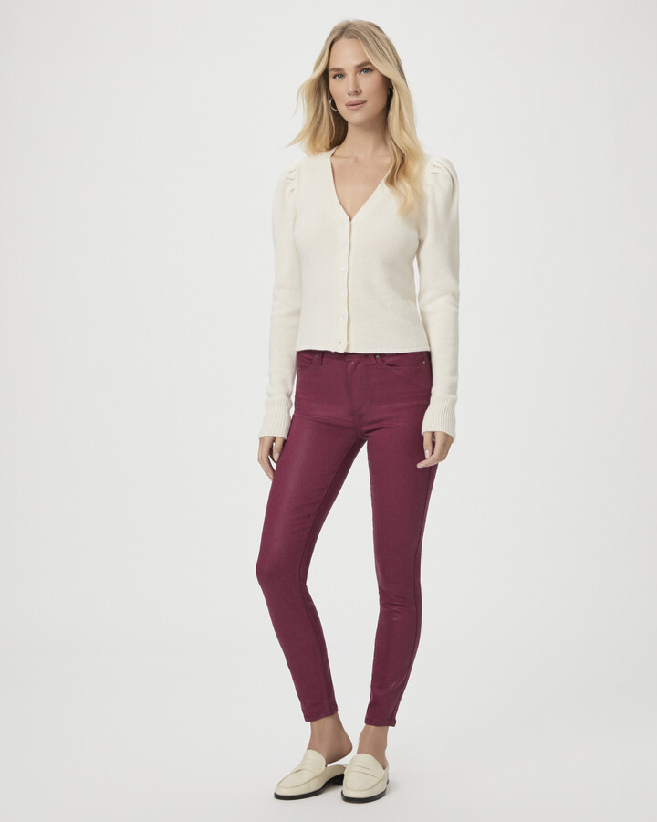Berry Coloured Jeans Women | ShopStyle
