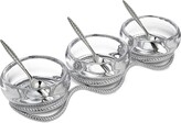 Thumbnail for your product : Nambe Braid Triple Condiment Bowl with Spoon Set