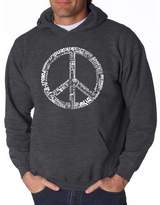 Thumbnail for your product : Los Angeles Pop Art Men's Hoodie - The Word Peace In 77 Languages