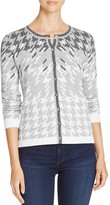 Thumbnail for your product : Foxcroft Houndstooth Cardigan Sweater
