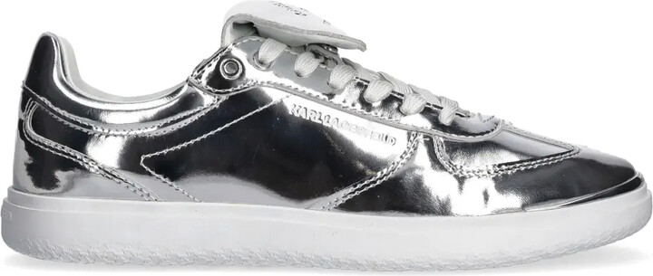 Karl Lagerfeld Paris Metallic-Effect Sneakers