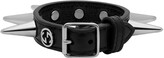 Thumbnail for your product : Gucci Black Leather Stud Bracelet