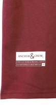 Thumbnail for your product : Anchor & Crew Fire Brick Red Digit Print Organic Cotton T-Shirt