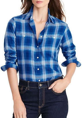 Lauren Ralph Lauren Plaid Button-Down Shirt