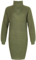 Thumbnail for your product : boohoo Zip Through Polo Jumper Dress