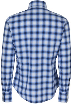 Tom Ford Faded check western shirt