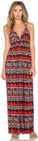 Thumbnail for your product : T-Bags LosAngeles Tie Back Maxi Dress