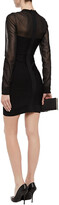 Thumbnail for your product : Herve Leger Mesh-paneled Bandage Mini Dress