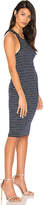 Thumbnail for your product : Splendid Stripe Rib Knit Tank Dress