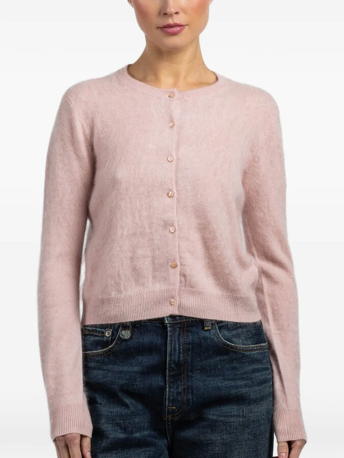 Autumn Cashmere Crew-Neck Cardigan